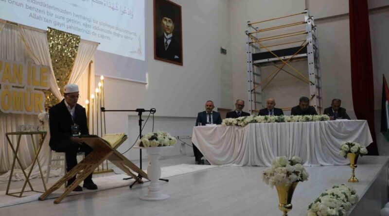 Erzincan'da Genç Sada Kur'an-ı Kerimi Güzel Okuma Yarışması Finali 9