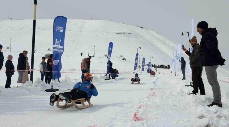 Erzurum Çat'ta 'Gelenekten Geleceğe Kış Oyunları Festivali'ne Coşku 1