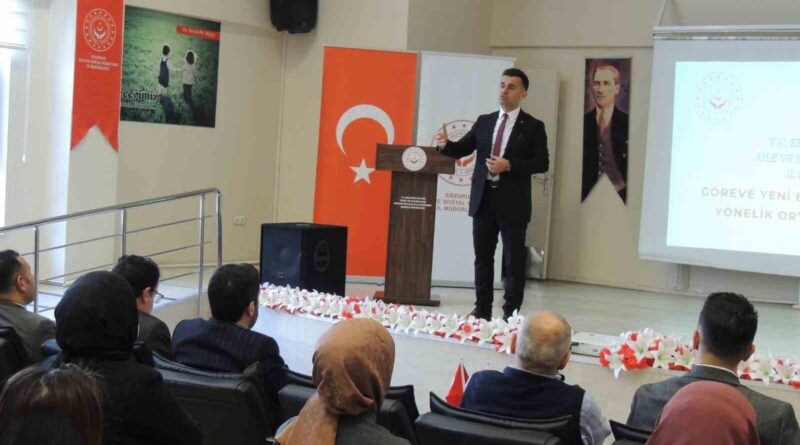 Erzurum'da Göreve Yeni Başlayan 94 personele Oryantasyon Eğitimi 1