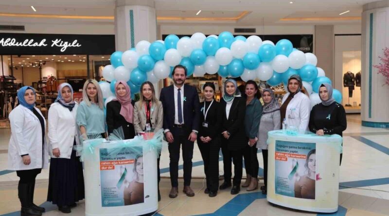 Erzurum'da Rahim Ağzı Kanseri Farkındalık Etkinliği 1