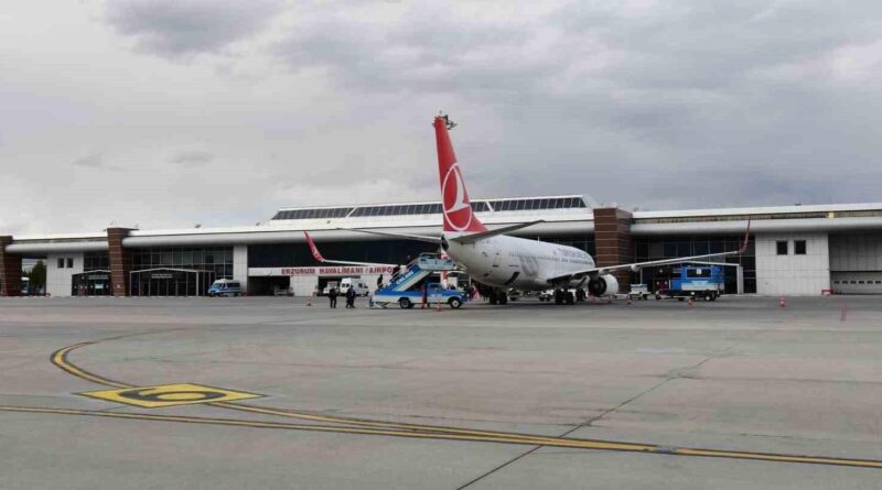 Erzurum Hava Limanı Ocak 2025'te Rekor Uçuş Sayısı ve Yük Trafiği 1