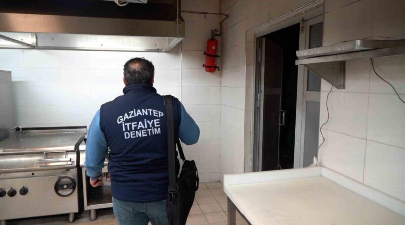 Gaziantep Büyükşehir Belediyesi, Yangın Güvenliği Denetimlerini Devam Ediyor 1