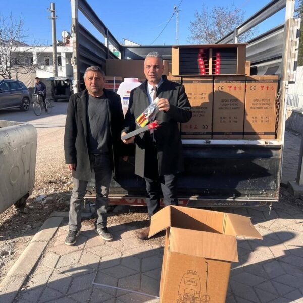 Gölbaşı çiftçileri yeni ekipmanlarla