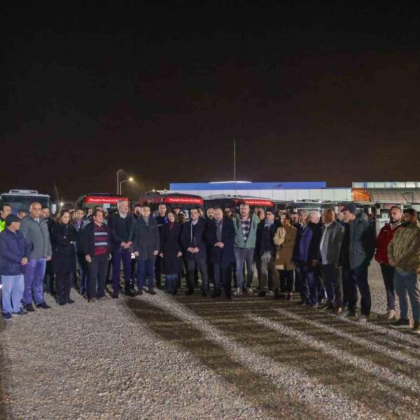 Grev yapan otobüs şoförleri-2