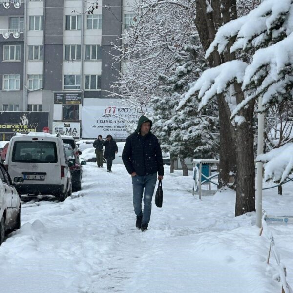 Kayseri'nin karla kaplı manzarası-5