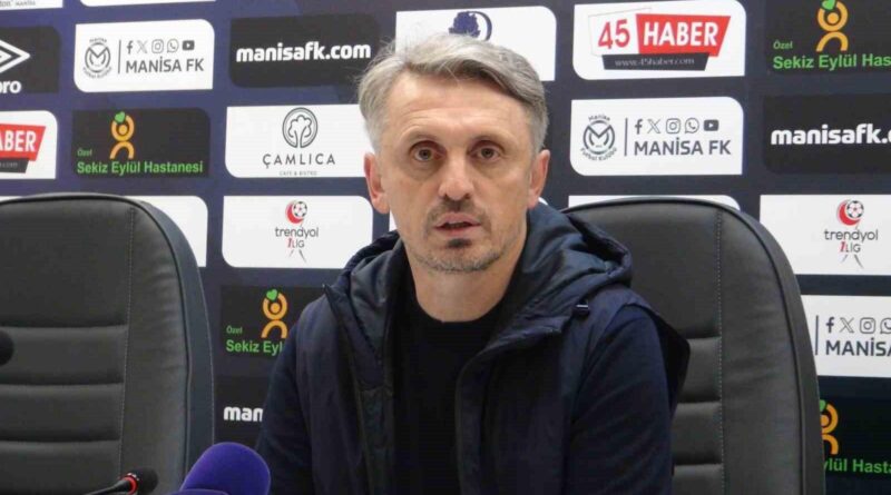 Manisa FK ve Fatih Karagümrük 2-2 Berabere: Teknik Sorumlular Basın Toplantısında Açıklamalarda Bulundular 1