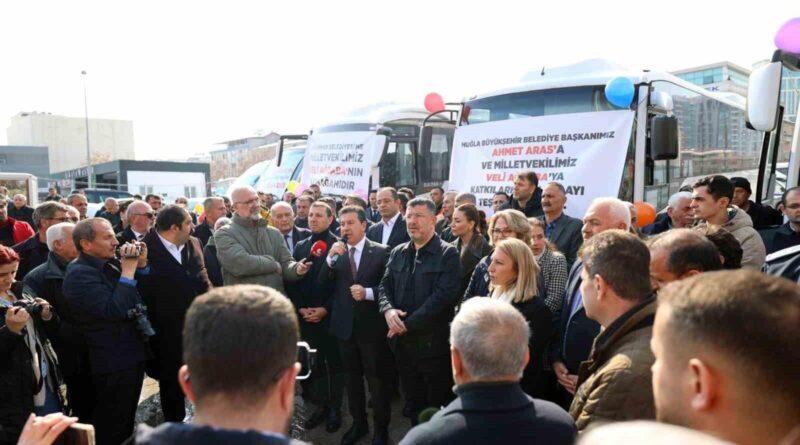 Muğla Büyükşehir Belediyesi, Malatya'nın Arapgir ve Yazıhan'ına Deprem Yardımı Olarak Otobüsler Hibe Etti 1