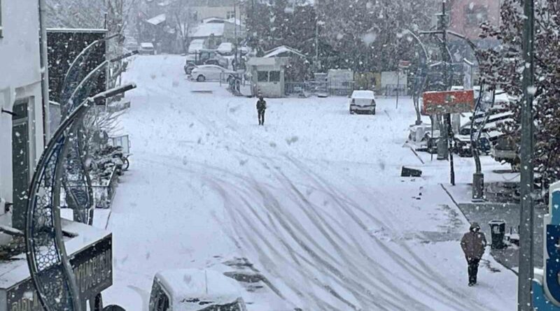 Muş'un Malazgirt İlçesi Kar Yağışı Başarısızlığa Uğrayan Ulaşımda Aksamalar 1