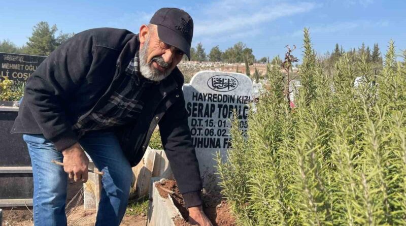 Osmaniye'de Deprem Yıl Dönümünde Mezarlık Ziyareti 3