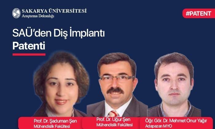 Sakarya Üniversitesi'nden Yeni Diş Implantı Tasarımı Patentle Tescil Edildi 1