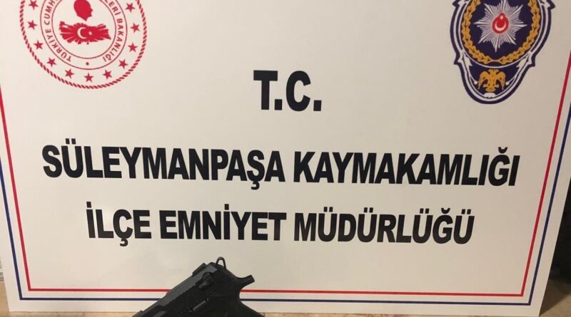 Tekirdağ'da Havaya Ateş Eden 2 Şahıs Yakalandı 1