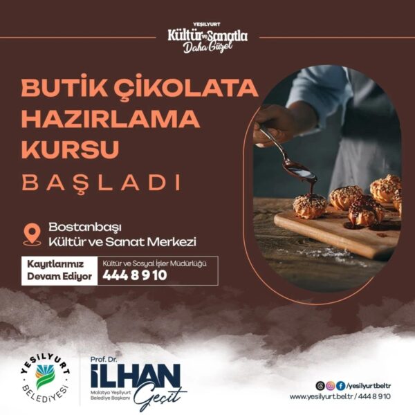 Yeşilyurt Belediyesi'nin açtığı meslek edindirme kursuna katılan kursiyerler-1