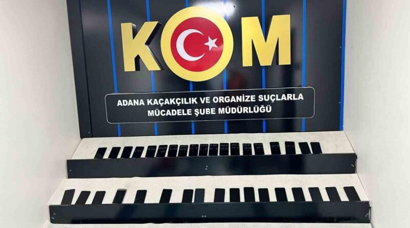 Adana’da 51 adet kaçak telefon ele geçirildi 1