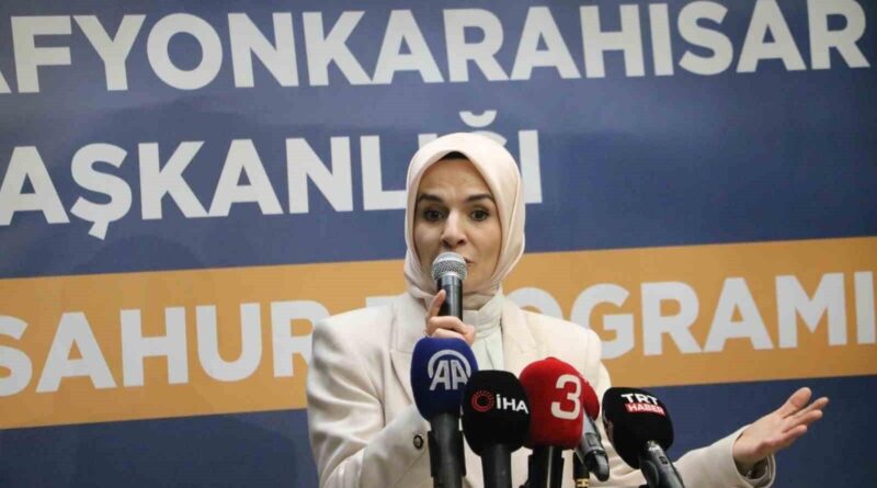 Aile ve Sosyal Hizmetler Bakanı Mahinur Özdemir Göktaş: "Yaşlanan bir nüfusa sahibiz, dünya yaşlanıyor, Türkiye de yaşlanıyor" 1