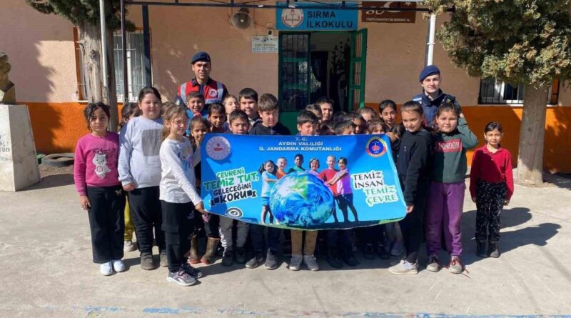 Aydın Bozdoğan'da Jandarma Öğrencilere Çevre Bilinci Eğitimi Verdi 2