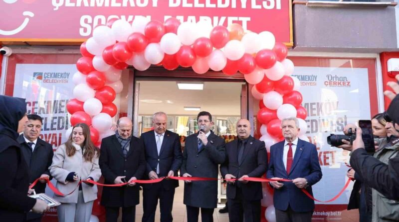 Çekmeköy'de Sosyal Market Açıldı: Başkan Çerkez'in Sözü Gerçek Oldu 1