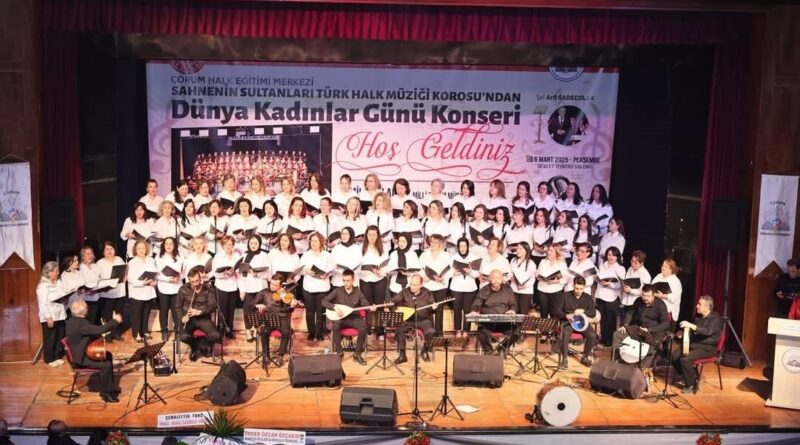 Çorum’da Ev Hanımları Korosu 8 Mart’ı Kutladı 3