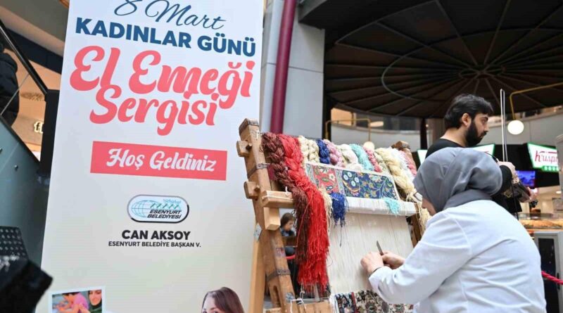 Esenyurt'ta Kadınların El Emeği Ürünleri 8 Mart Sergisiyle Satışa Sunuldu 7