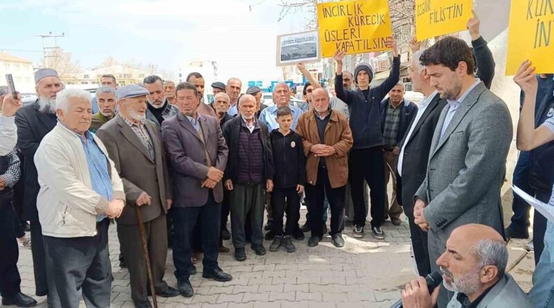 Gölbaşı’nda Filistin’e destek, İsrail’e tepki açıklaması yapıldı 1