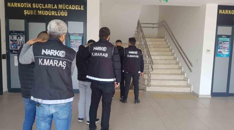 Kahramanmaraş'ta Uyuşturucu Taciri ve 4 Şüpheli Tutuklandı 1