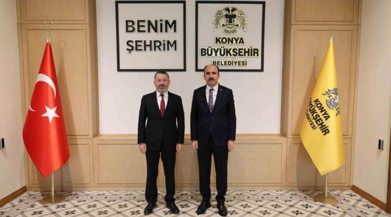 Karabük Üniversitesi Rektörü Konya Büyükşehir Belediye Başkanı ile Görüştü 1