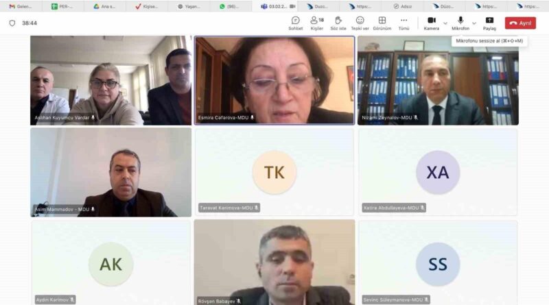 Mingeçevir Devlet Üniversitesi’yle işbirliği 1