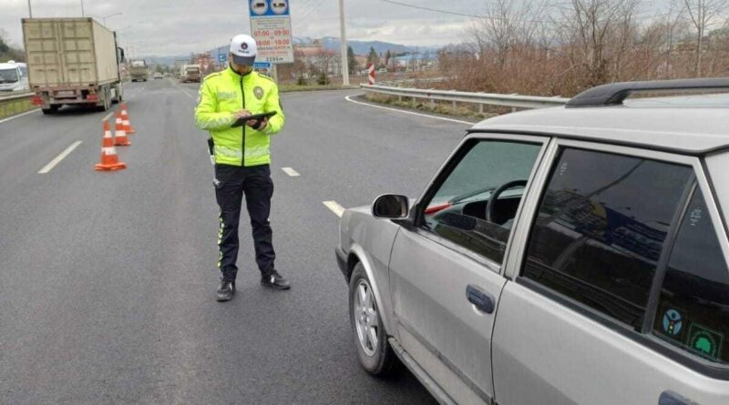 Ordu’da bir haftada yaklaşık 12 bin araç ve sürücüsü denetlendi 1