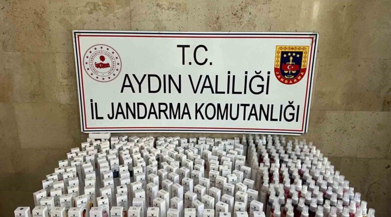 Piyasa değeri 1 milyon liranın üzerinde taklit parfüm ele geçirildi 1