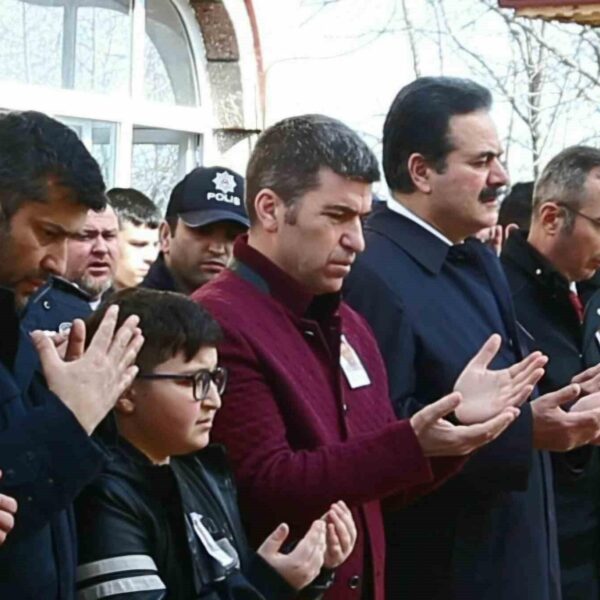 Polis memuru Hacı Nuri Erdağ'ın naaşı