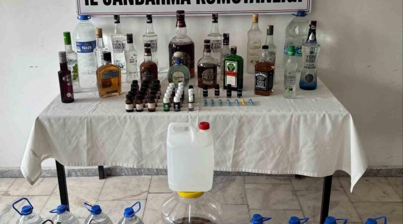 Sahte alkol satışı yapan şahıs yakalandı 1