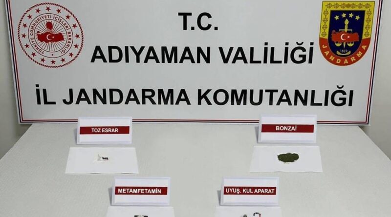 Adıyaman'da 14 şahsa uyuşturucu maddeden işlem yapıldı 1