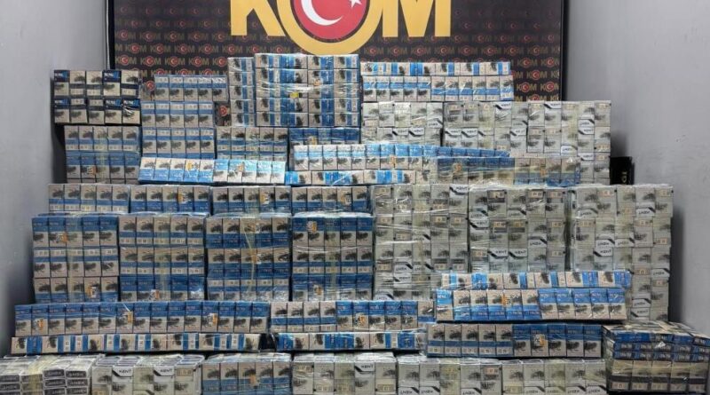 Ağrı’da 7 bin 950 paket kaçak sigara ele geçirildi 1