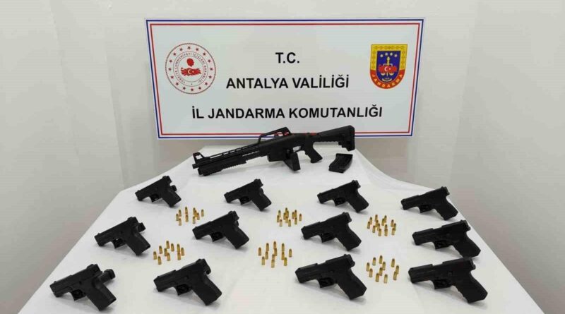 Antalya’da ruhsatsız silah operasyonu: 1 kişi tutuklandı 1