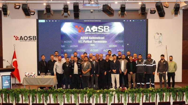 AOSB 11. Geleneksel Futbol Turnuvası başlıyor 1