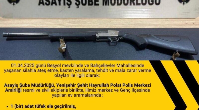 Bingöl’de asayiş olayına karışan 7 kişi yakalandı 1