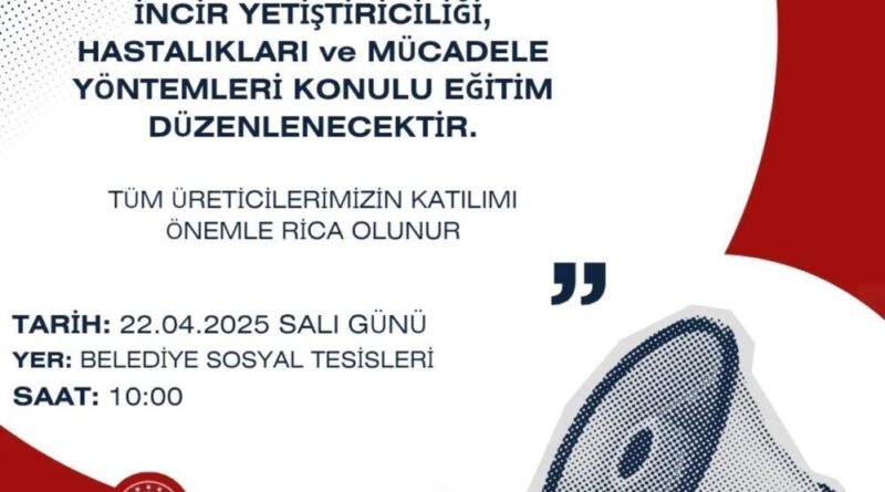 Buharkent’te incir üreticilerine özel eğitim toplantısı 1