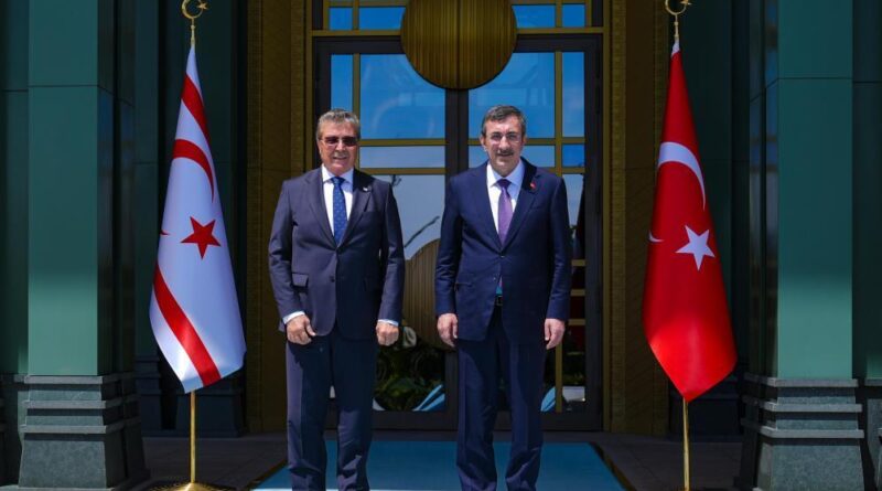 Cumhurbaşkanı Yardımcısı Yılmaz, KKTC Başbakanı Üstel ile görüştü 1