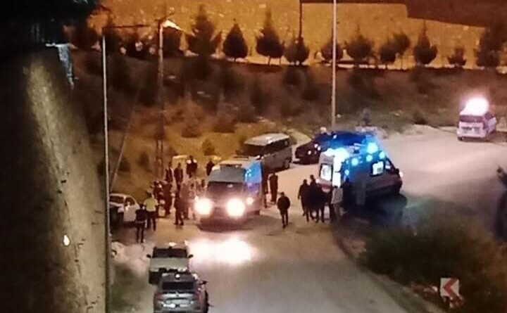 Elazığ’da otomobil elektrik direğine çarptı : 3 yaralı 1