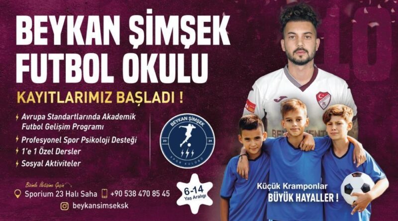 Elazığspor’un yıldızı Beykan Şimşek, kentte futbolun yıldızlarını yetiştirecek 1