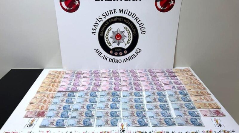 Erzincan’da kumar oynayan 13 kişiye 120 bin 211 TL ceza 1