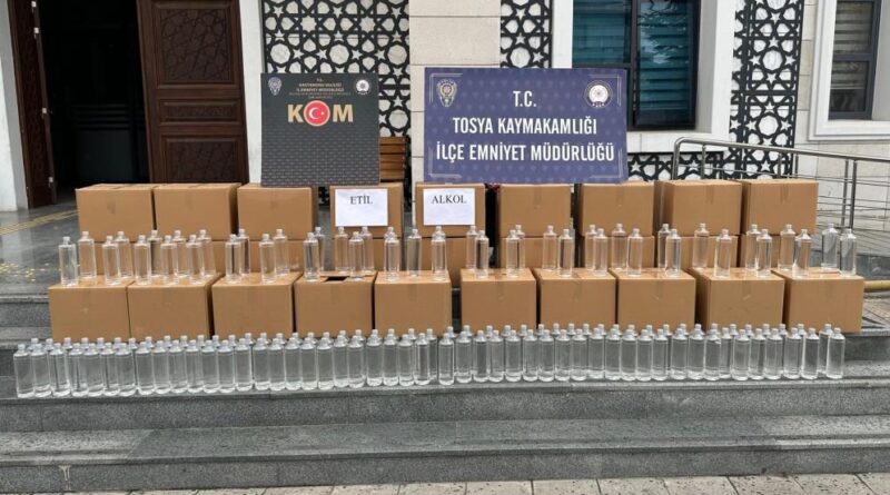 Kastamonu'da bin litre etil alkol ele geçirildi 1