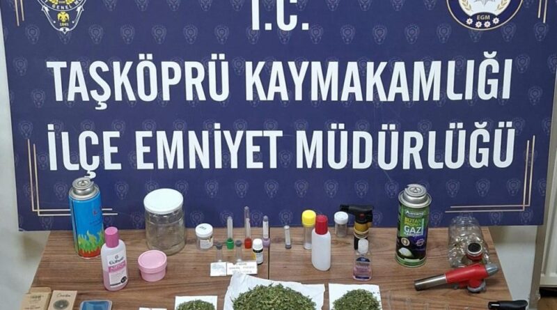 Kastamonu'da uyuşturucu operasyonu: 1 gözaltı 1
