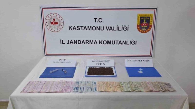 Kastamonu’da uyuşturucu operasyonu: 1 tutuklama 1
