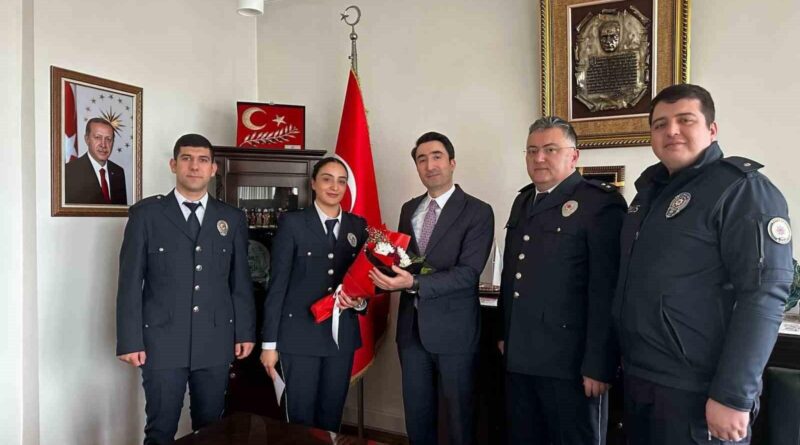 Kaymakam Çomaklı’ya Polis Haftası ziyareti 1