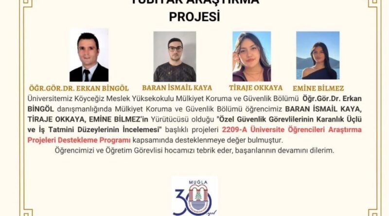 Köyceğiz Meslek Yüksek Okulu öğrencilerinin projeleri destek buldu 1