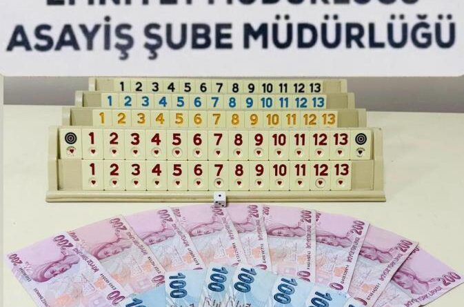 Kumar oynayan 5 kişi yakalandı 1