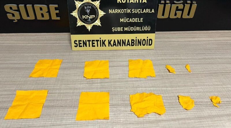Kütahya’da uyuşturucu operasyonu: 2 kişi tutuklandı 1