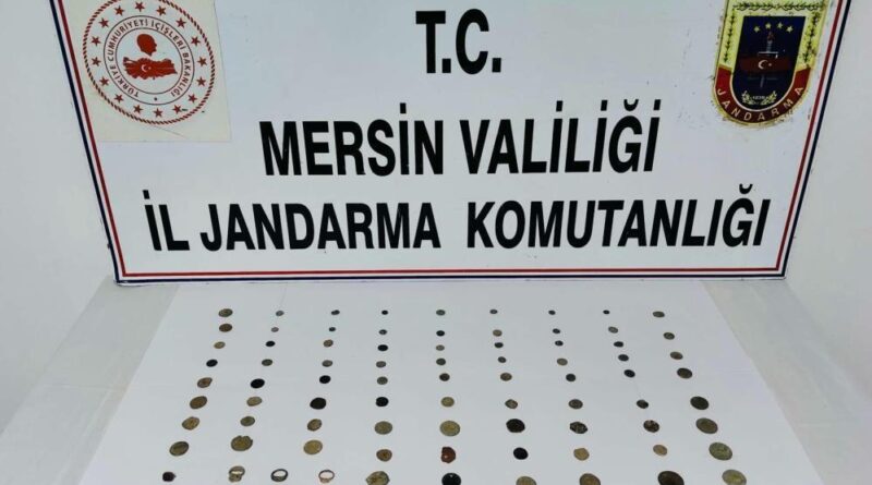 Mersin'de tarihi eser kaçakçılığı operasyonu: 1 gözaltı 1