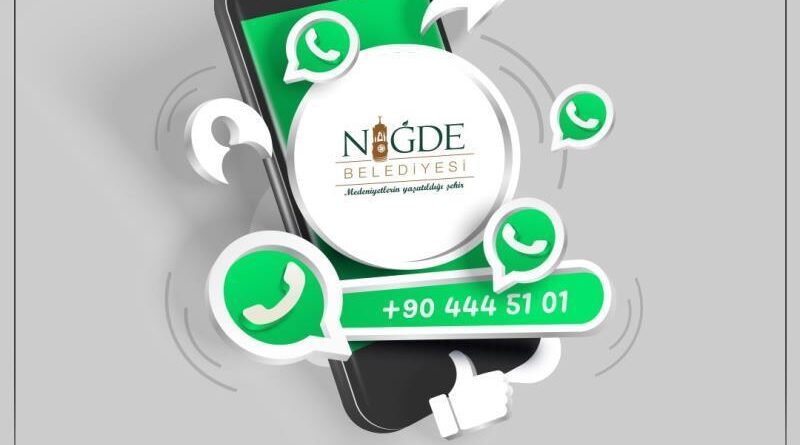 Niğde Belediyesi’nden Whatsapp hattı hatırlatması: "Gör, Yaz, Çek, Gönder" 1