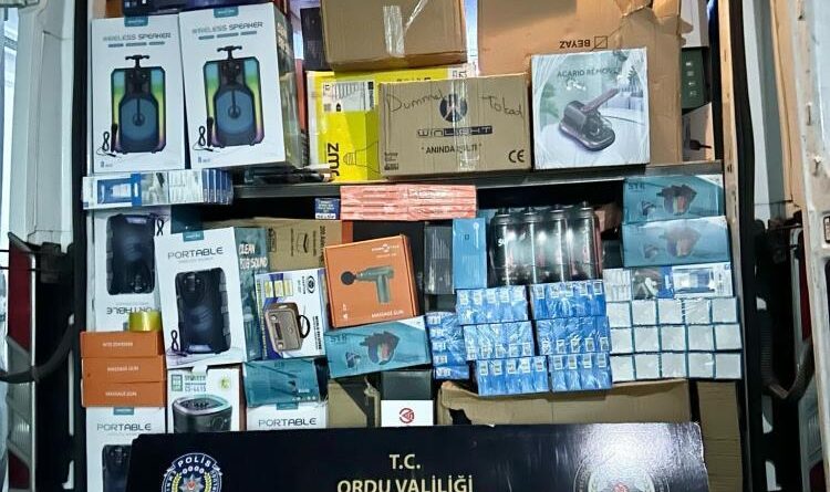 Ordu’da kaçakçılık operasyonları 1